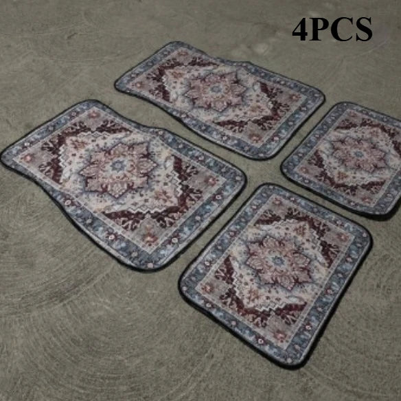 Premium 4Pcs Universal Car Mats for Cars, Trucks & SUVs