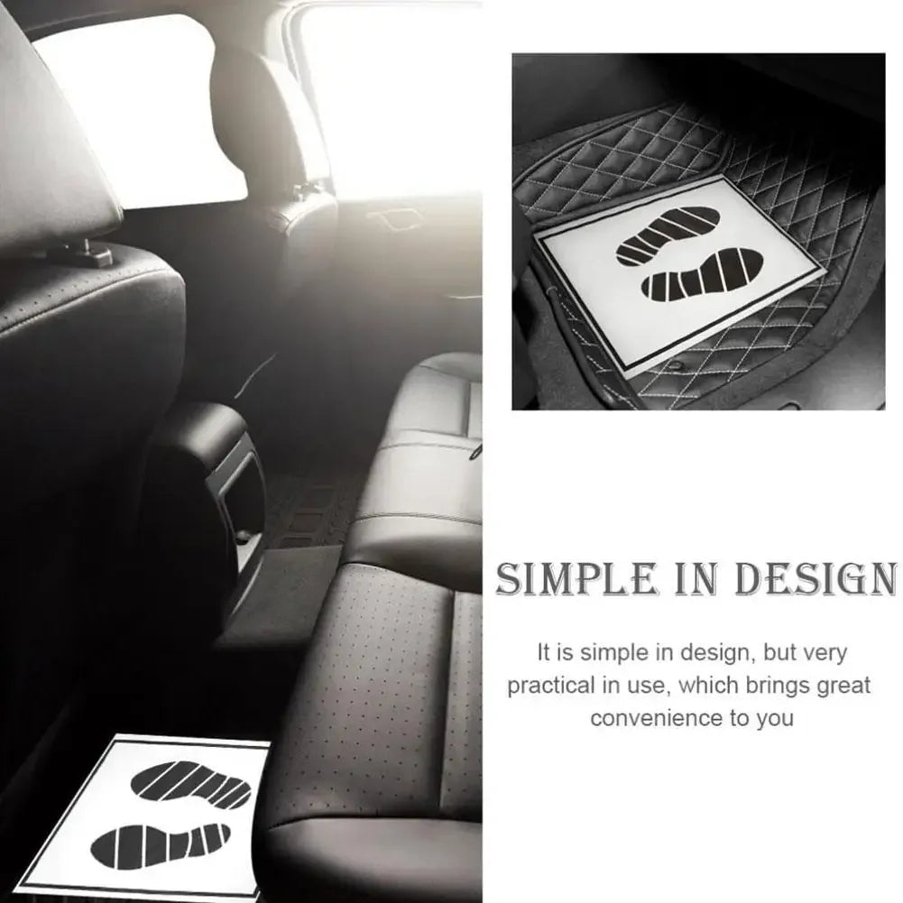 Premium Waterproof Disposable Car Floor Mats 100/50/25Pcs  Anti Slip Paper Anti Dirty Floor Mats Vehicle Protection Interior Accessories for Cars, Trucks & SUVs