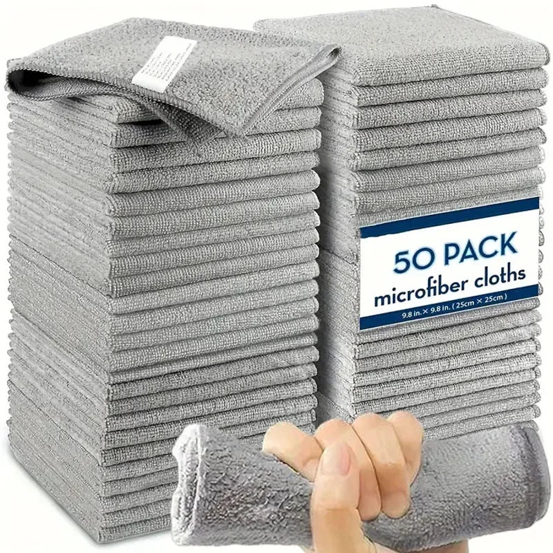 Premium Microfiber Cleaning Cloths For Bicycle Car Kitchen Towel Absorbent Soft And Stain Removing Cloth Reusable Cleaning Towels for Cars, Trucks & SUVs