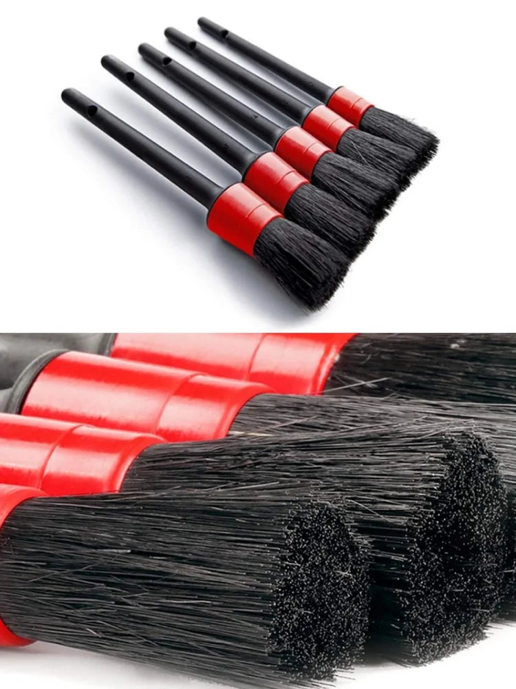 Premium 6Pcs Car Wash Care Detailing Brush Set,For Cleaning Wheels, Dashboards, Vents And More,Car Cleaning Brushes, Car Accessories for Cars, Trucks & SUVs