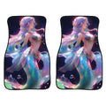 Premium New Arrivals Soft Car Floor Mats Anime Mermaid Forest Universal Fit Auto Carpet Set Of 2 Front Rear Liners Protector For Woman for Cars, Trucks & SUVs