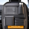 Premium Seametal Car Seat Back Storage Bag Large Capacity Multi Pocket Backseat Organizer Foldable Dining Table Tablet Tray Hanging Bag for Cars, Trucks & SUVs