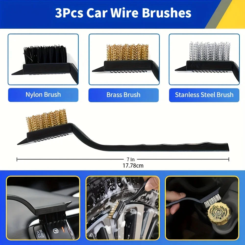 Premium 27 Pcs Rv Car Wash Kit, Car Accessories, Cleaning Supplies, Car Cleaning Brush, Car Repair Kit, Car Repair Brush, Bathroom for Cars, Trucks & SUVs