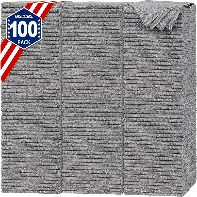 Premium Reusable Thicken Microfiber Cleaning Cloths Lint Free Microfiber Cleaning Towel Cloths Cleaning Towels Absorbent For Car Window for Cars, Trucks & SUVs