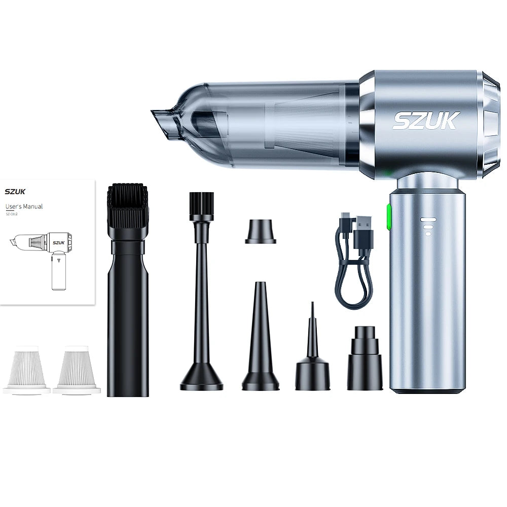 Premium Car Vacuum Cleaner 180000Pa Wireless Portable Cleaning Machine For Keyboard Powerful Mini Handheld Cleaner For Car And Home for Cars, Trucks & SUVs