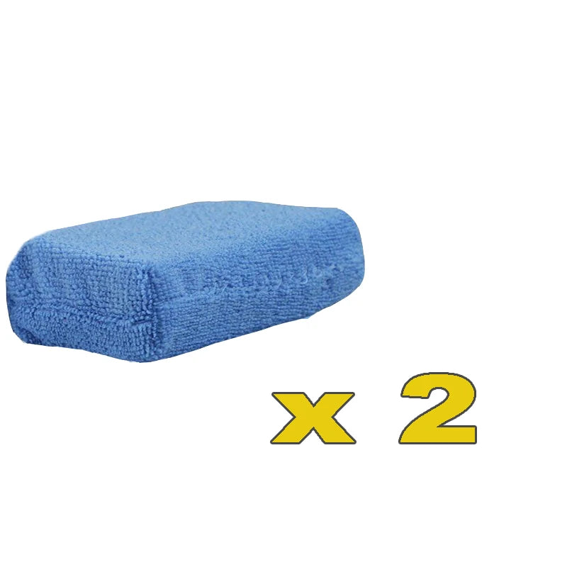Premium 1/10Pcs Car Wax Applicator Pads Microfibre Polishing Sponges Soft Auto Detailing Waxing Sponge Cleaning Foam Car Paint Care Pad for Cars, Trucks & SUVs