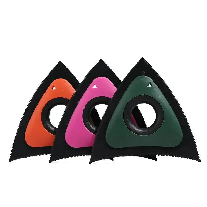 Premium Mini Pet Hair Remover Triangle   Great For Bedding, Couch, Car Interior Detailing, Home, Furniture Handheld Professional Reusabl for Cars, Trucks & SUVs