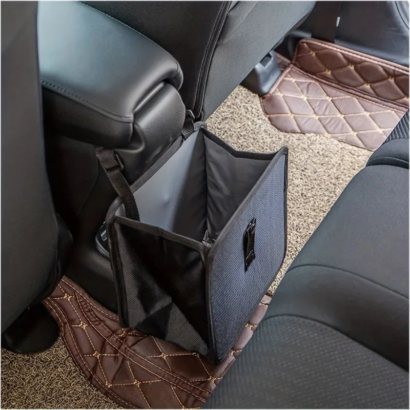 Premium Foldable Car Trash Can, Large Capacity Car Hanging Waterproof Leakproof Trash Can Storage Bag, Car Interior Accessories for Cars, Trucks & SUVs