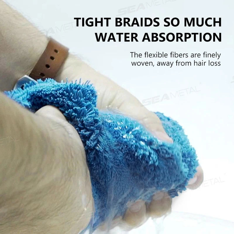 Premium Seametal Heavy Duty Car Towel 1200Gsm Super Absorption Microfiber Drying Cloth Ultra Soft Scratch Free Car Detailing Towel for Cars, Trucks & SUVs